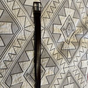 Geoffrey Beene Reversible Leather Belt